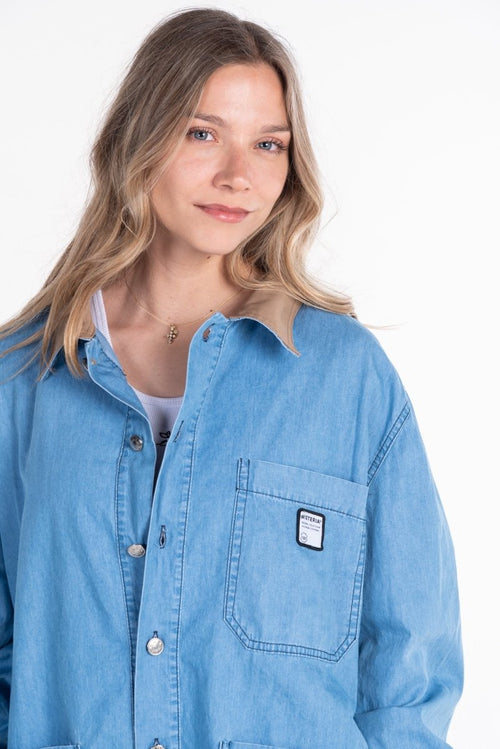 Overshirt Denim / Sobrecamisa - Wisteria Chile - Polera - Overshirt Denim / Sobrecamisa