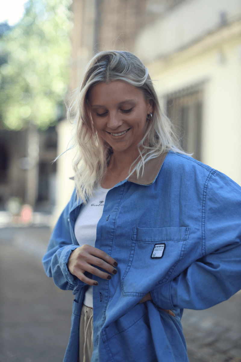 Overshirt Denim / Sobrecamisa - Wisteria Chile - Polera - Overshirt Denim / Sobrecamisa