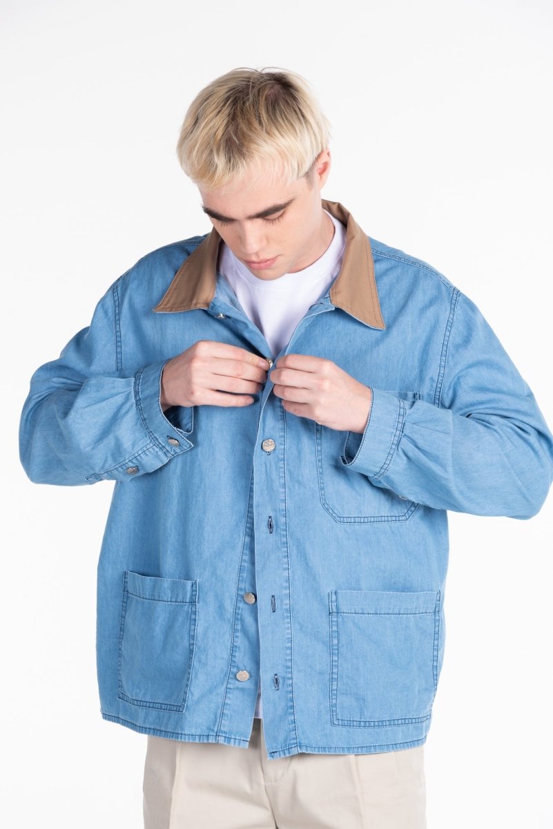 Overshirt Denim / Sobrecamisa - Wisteria Chile - Polera - Overshirt Denim / Sobrecamisa