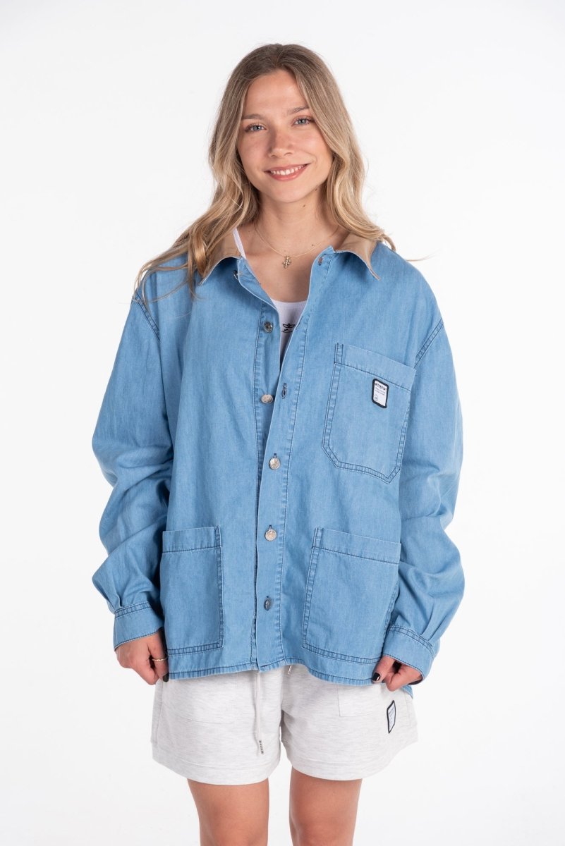 Overshirt Denim / Sobrecamisa - Wisteria Chile - Polera - Overshirt Denim / Sobrecamisa