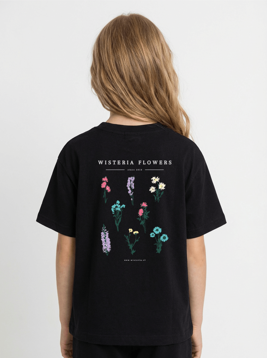 Polera Kids Flowers - Wisteria Chile - Polera Kids Flowers