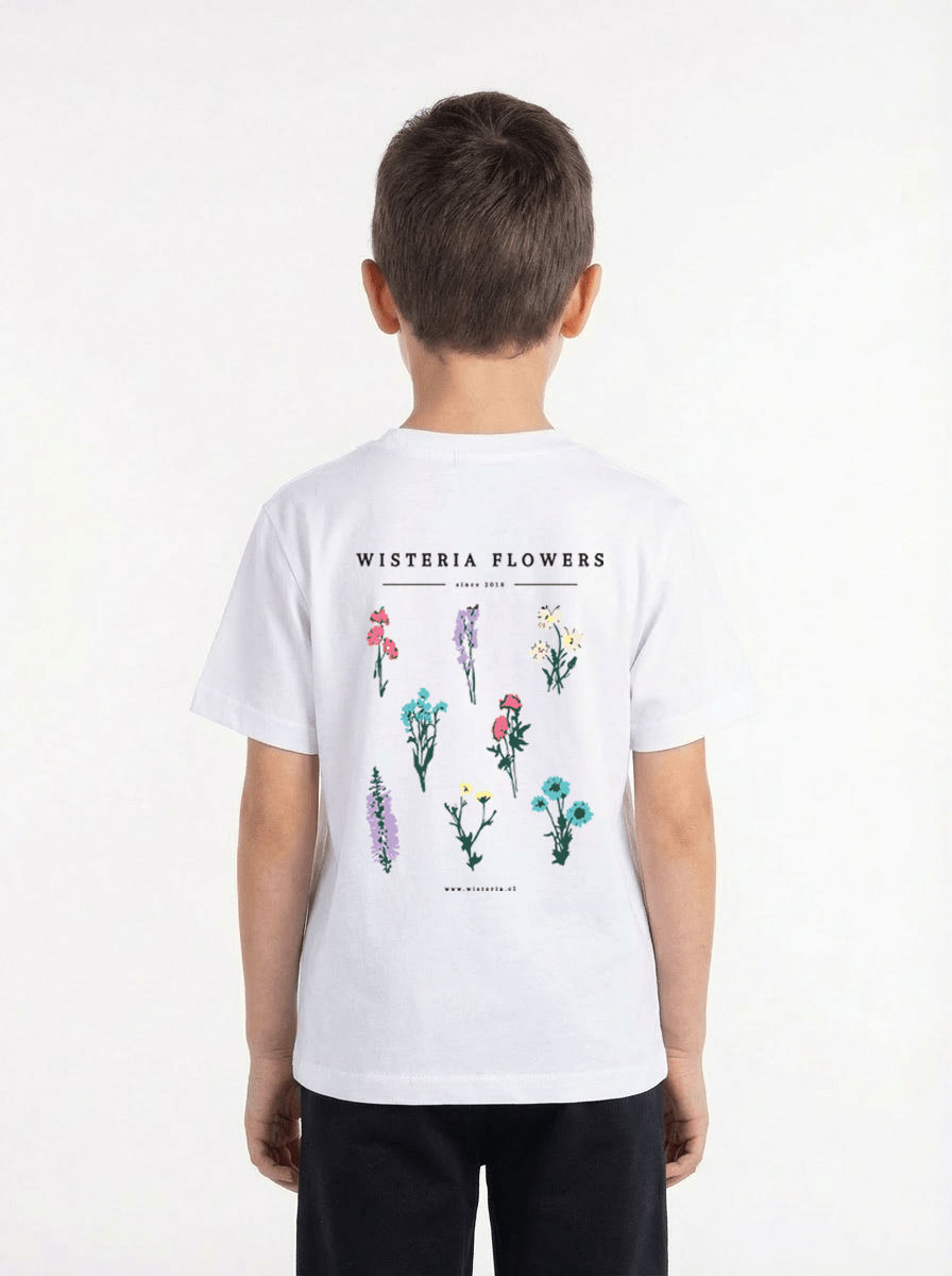 Polera Kids Flowers - Wisteria Chile - Polera Kids Flowers