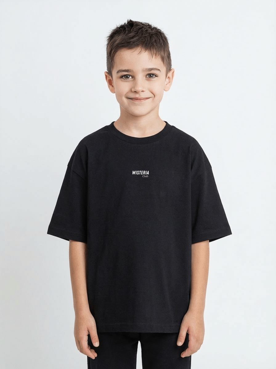 Polera Kids Wisteria Club - Boxyfit - Wisteria Chile - Polera Kids Wisteria Club - Boxyfit