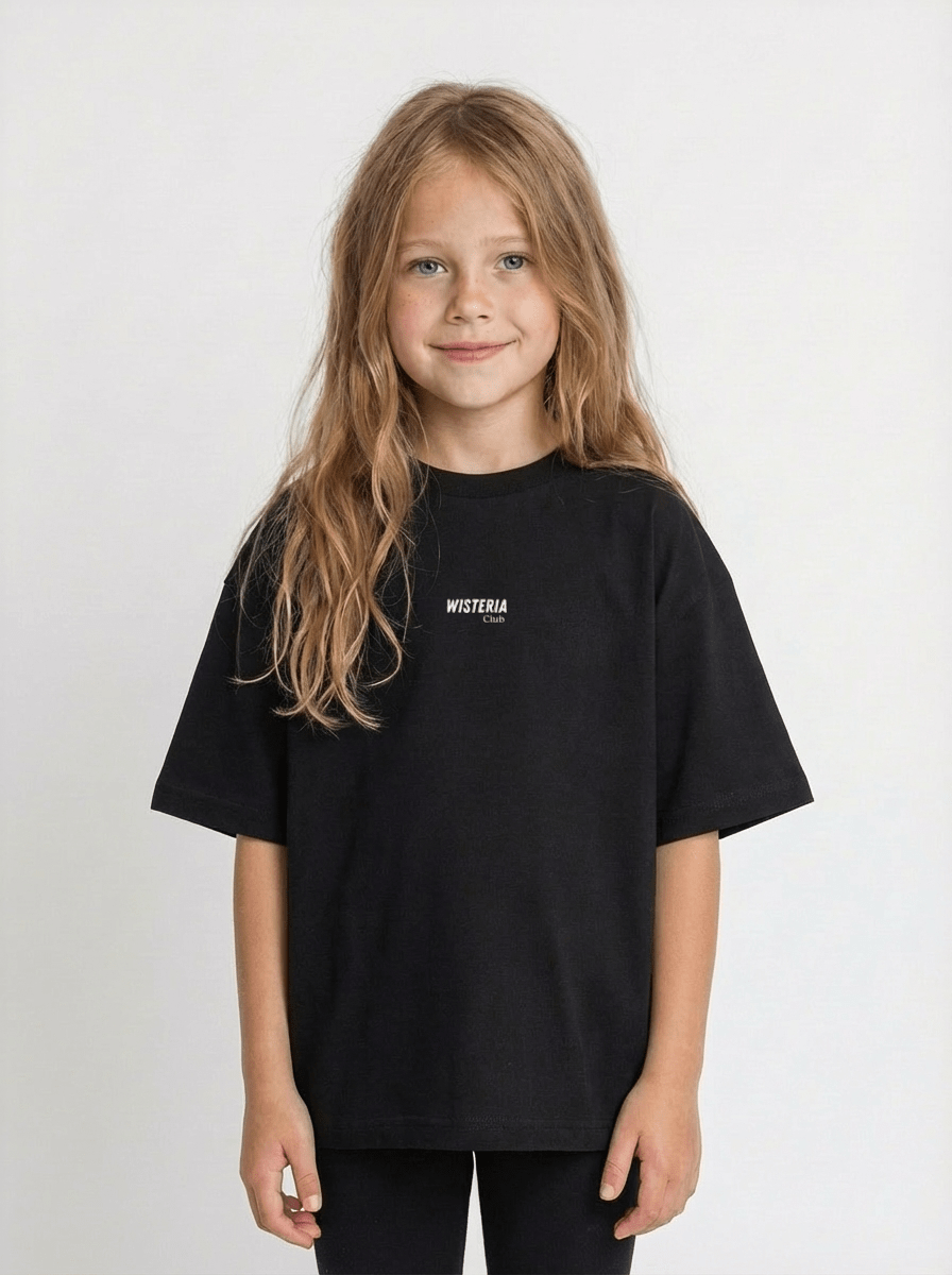 Polera Kids Wisteria Club - Boxyfit - Wisteria Chile - Polera Kids Wisteria Club - Boxyfit
