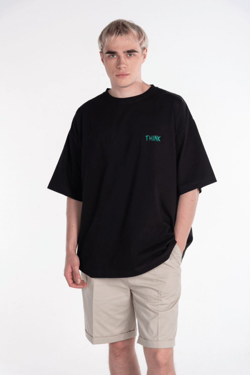 Polera Think Positive - Boxyfit - Wisteria Chile - Polera Think Positive - Boxyfit