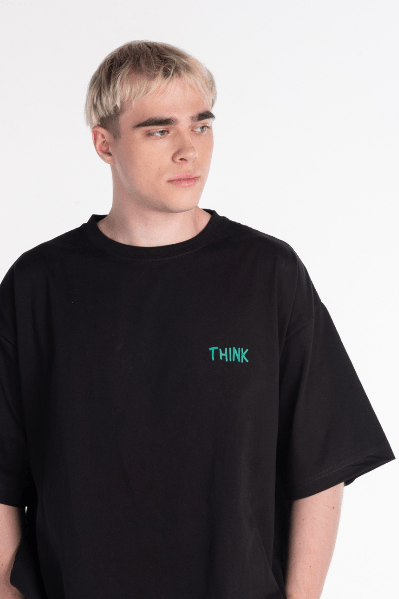Polera Think Positive - Boxyfit - Wisteria Chile - Polera Think Positive - Boxyfit