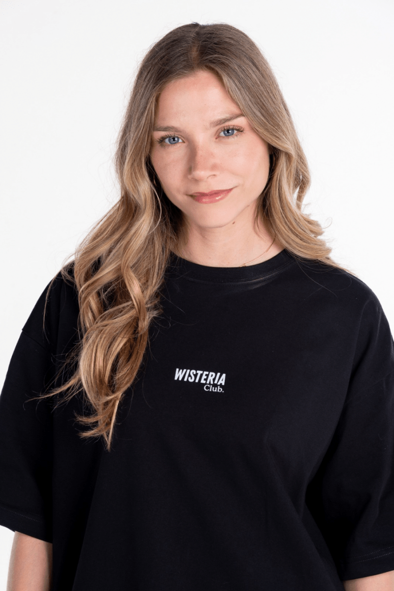 Polera Wisteria Club - Boxyfit - Wisteria Chile - Polera Wisteria Club - Boxyfit