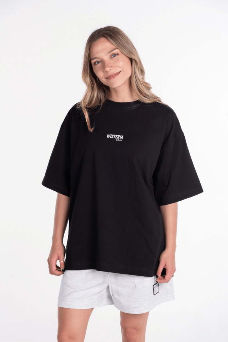 Polera Wisteria Club - Boxyfit - Wisteria Chile - Polera Wisteria Club - Boxyfit
